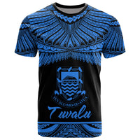 Tuvalu Polynesian T Shirt Tuvaluan Pride Blue Version Unisex Blue - Polynesian Pride