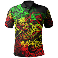 FSM Polo Shirt Reggae Shark Polynesian Tattoo Unisex Reggae - Polynesian Pride