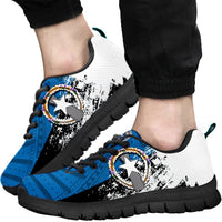 Northern Mariana Islands Sneakers - Northern Mariana Islands Flag Coat Of Arms Special - A7 - Polynesian Pride