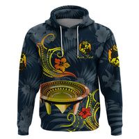 Custom Tonga Kumete Kava Bowl Sila Vibes Gradient Hoodie LT8 - Polynesian Pride