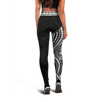 American Samoa 2nd Leggings (White) A6 - Polynesian Pride