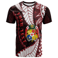 Custom Tonga Emancipation Day T Shirt Kupesi Pattern No.2 Black LT9 Adult - Polynesian Pride
