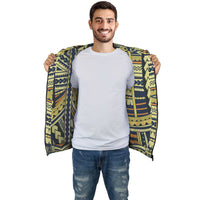 Colorful Hawaii Polynesian Inside Print Zip Hoodie - Polynesian Pride