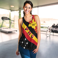 Papua New Guinea Women Racerback Tank Happy Independence Day LT13 - Polynesian Pride
