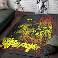 Hawaii Polynesian Area Rug Wild Hammerhead Sharks Fresh Life LT13 - Polynesian Pride