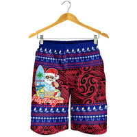 Guam Christmas - Felis Pasgua Santas Guam Surf Board Men Short - LT2 RED - Polynesian Pride