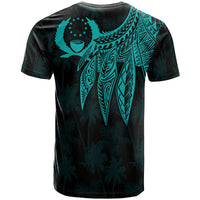 Pohnpei T Shirt Polynesian Wings (Turquoise) - Polynesian Pride