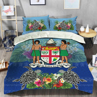 Fiji Bedding Sets - Fijian patterns ver1 Blue - LT20 - Polynesian Pride