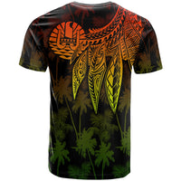 Tahiti T Shirt Polynesian Wings (Reggae) - Polynesian Pride