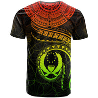 Pohnpei Polynesian T Shirt Pohnpei Waves (Reggae) - Polynesian Pride