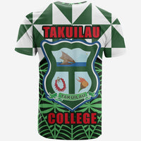 Takuilau College T Shirt Tongan Patterns LT20 - Polynesian Pride