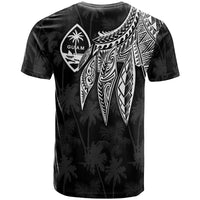 Guam T Shirt Polynesian Wings (White) - Polynesian Pride