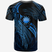 Nauru Polynesian Custom T Shirt Legend Blue Version - Polynesian Pride