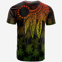 Cook Islands Custom T Shirt Polynesian Wings (Reggae) - Polynesian Pride