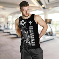 (Custom Personalised) Hawaii Hammerhead Shark Hibiscus Hawaii Pattern Men Tank Top - LT2 - Polynesian Pride