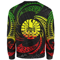 Tahiti Polynesian Sweater - Reggae Tribal Wave - Polynesian Pride