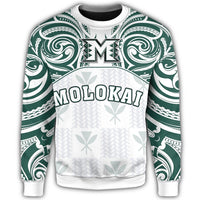 hawaiiSweat Shirt - Kanaka Molokai High School Sweat Shirt Demodern Style AH - Polynesian Pride