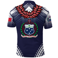 Samoan Ula Fala Art Polo Shirt LT12 - Polynesian Pride