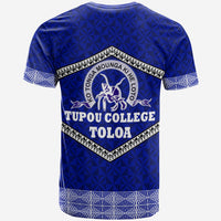 Tonga Tupou College Toloa T Shirt Ngatu Pattern LT12 - Polynesian Pride