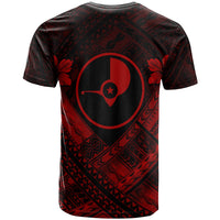 Yap Custom Polynesian T Shirt Yap Red Seal Camisole Hibiscus Style - Polynesian Pride