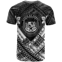 Hawaii Custom T Shirt White Seal Polynesian Patterns - Polynesian Pride