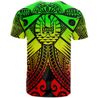 Tahiti T Shirt Reggae Seal with Polynesian Tattoo - Polynesian Pride