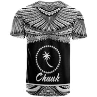 Chuuk Polynesian T Shirt Chuuk Pride White Version - Polynesian Pride