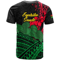 Vanuatu Espiritu Santo T Shirt Kava With Hibiscus LT12 - Polynesian Pride