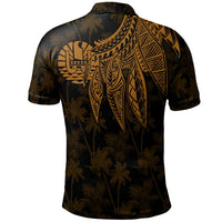 Tahiti Polo Polynesian Wings (Golden) - Polynesian Pride
