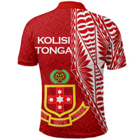 Kolisi Tonga Atele Polo Shirt Tongan Tribal LT12 - Polynesian Pride