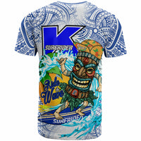 Hawaii Polynesian Custom T Shirt Kailua High School Tiki Tribal Surfriders Polynesian Culture LT10 - Polynesian Pride