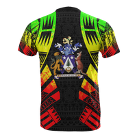 Norfolk Island T Shirt Norfolk Island Coat Of Arms Polynesian Tattoo Reggae Style - Polynesian Pride