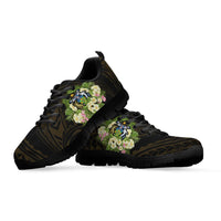 Solomon Islands Sneakers - Polynesian Gold Patterns Collection - Polynesian Pride