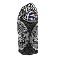 American Samoa Pride T Shirt American Samoa Flag Seal (White) - Polynesian Pride