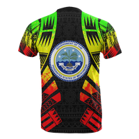 Federated States of Micronesia T Shirt F S M Seal Polynesian Tattoo Reggae Style - Polynesian Pride