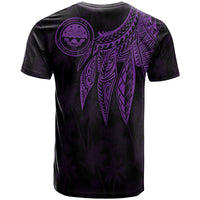 Federated States of Micronesia T Shirt Polynesian Wings (Purple) - Polynesian Pride