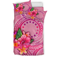 Cook Islands Polynesian Bedding Set - Floral With Seal Pink - Polynesian Pride