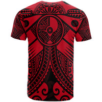 YAP T Shirt Red Seal with Polynesian Tattoo - Polynesian Pride