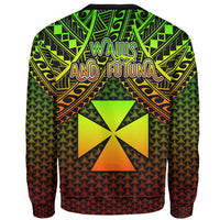 Polynesian Wallis and Futuna SweaT Shirt Reggae Vintage Polynesian Patterns - Polynesian Pride