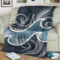 New Caledonia Polynesian Premium Blanket - Ocean Style - Polynesian Pride