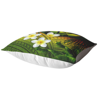 Kanaka Maoli (Hawaiian) Pillow Cases, Polynesian Plumeria Banana Leaves Reggae - Polynesian Pride