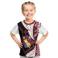Tonga Emancipation Day T Shirt Kupesi Pattern No.3 LT9 Kid - Polynesian Pride