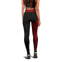Polynesian Rising 10th Leggings (Red) A16 - Polynesian Pride
