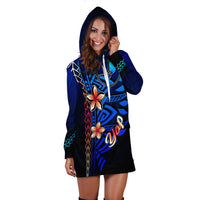 Yap Hoodie Dress - Vintage Tribal Mountain - Polynesian Pride