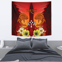 Kosrae Custom Personalised Tapestries - Tribal Tuna Fish - Polynesian Pride