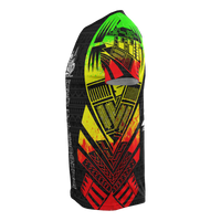 New Caledonia T Shirt New Caledonia Coat Of Arms Polynesian Tattoo Reggae Style - Polynesian Pride