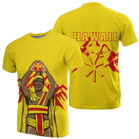 King Kanaka Kauka T Shirt Yellow Unisex Yellow - Polynesian Pride