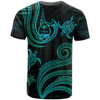 Guam Custom T Shirt Polynesian Turtle With Pattern - Polynesian Pride