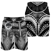 Polynesian FSM Men's Shorts - Poly Pattern With COA Federated States of Micronesia - Polynesian Pride
