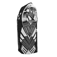 Gambier Islands T Shirt National Flag Polynesian Tattoo Style - Polynesian Pride